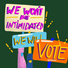 We Wont Be Intimidated We Will Vote GIF - We Wont Be Intimidated We Will Vote Intimidated GIFs