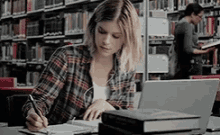 Kate Mara Writing GIF