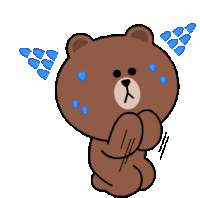 Brown Brown Bear Sticker - Brown Brown Bear Cony Stickers