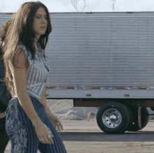 Walking Kassi Ashton GIF - Walking Kassi Ashton Dates In Pick Up Truck Song GIFs
