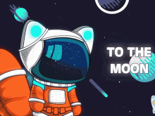 To The Moon Panda Spacesuit GIF - To The Moon Panda Spacesuit Red Panda GIFs