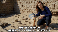 One Version Of Nefertitis Official Portrait Anna Stevens GIF - One Version Of Nefertitis Official Portrait Anna Stevens The Mystery Of Queen Nefertiti GIFs