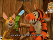 The Book Of Pooh Tigger GIF - The Book Of Pooh Tigger Here We Are GIFs