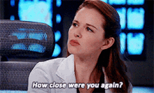 Greys Anatomy April Kepner GIF - Greys Anatomy April Kepner How Close Were You Again GIFs