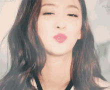 김다솜 뽀뽀쪽 뽀뽀 키스 쪽 씨스타 GIF - Kim Dasom Kiss Blow A Kiss GIFs
