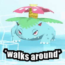Venusaur Walks Around GIF - Venusaur Walks Around Roleplay GIFs