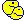 a pixel art drawing of two yellow smiley faces on a watch face .