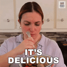 Its Delicious Emily Brewster GIF - Its Delicious Emily Brewster Food Box Hq GIFs