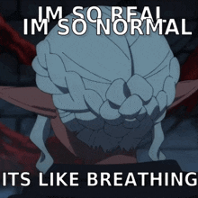 Im So Real Im So Normal Its Like Breathing Thistle GIF - Im So Real Im So Normal Its Like Breathing Thistle Dungeon Meshi GIFs
