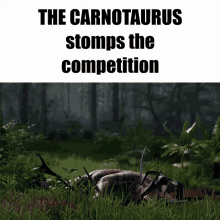 The Carnotaurus Carnotaurus GIF