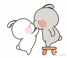cute adorable kiss love heart