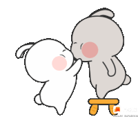 Cute Adorable Sticker - Cute Adorable Kiss Stickers