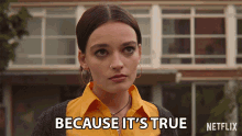 Because Its True Maeve Wiley GIF - Because Its True Maeve Wiley Emma Mackey GIFs