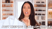 Just Keeping It Really Simple Shea Whitney GIF - Just Keeping It Really Simple Shea Whitney Keeping It Basic GIFs