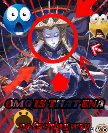 a picture of a cartoon character with the words omg is thatena no fucking way