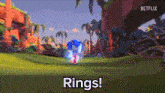 Sonic Prime Running GIF - Sonic Prime Running Rings GIFs
