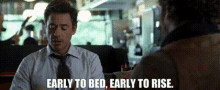 Due Date Peter Highman GIF - Due Date Peter Highman Early To Bed GIFs