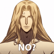 no alucard castlevania why are you refusing are you disagreeing