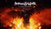 a poster for motionless in white slaughterhouse with a crow