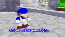 Out Of Conversation Outta Here GIF - Out Of Conversation Outta Here Smg4 GIFs