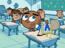 That Annoying Show Off Classmate GIF - The Fairly Odd Parents Grades Straight As GIFs