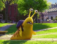 Monsters University Snail GIF - Monsters University Snail Going GIFs