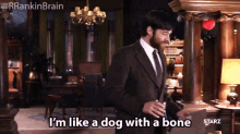 Outlander Dog With Bone GIF - Outlander Dog With Bone Persistent GIFs