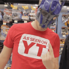 Presenting Corey Vidal GIF - Presenting Corey Vidal Optimus Prime Face Mask GIFs
