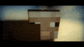 a pixelated image of a sheep 's head