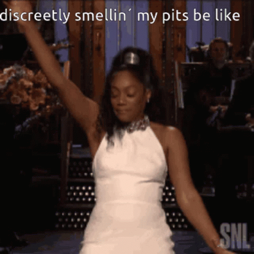 loving his smell pits gif