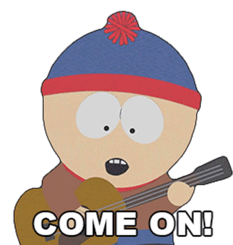 Come On Stan Marsh Sticker - Come On Stan Marsh South Park Stickers