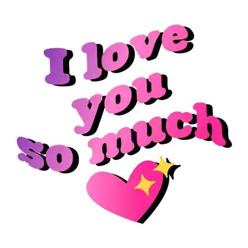 I Love You So Much In Love With You Sticker - I Love You So Much In Love With You I Love You Stickers