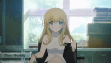 No-rin Chair Spin GIF - No-rin Chair Spin Anime GIFs