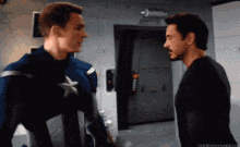 Captain America Iron Man GIF - Captain America Iron Man Dont Touch Me GIFs