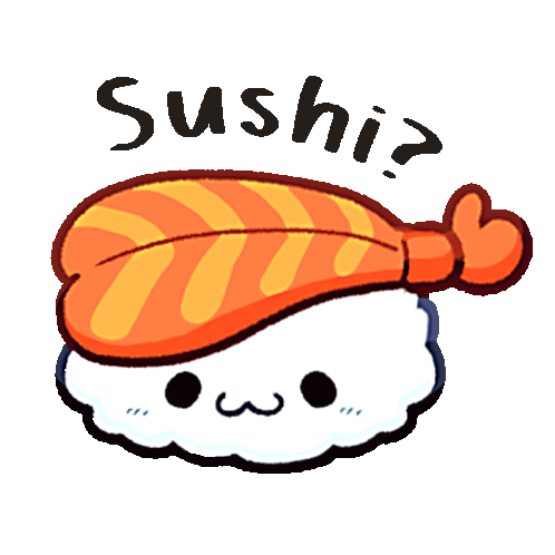 Sushi Cute Sticker - Sushi Cute Food Stickers