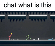 Chat What Is This GIF - Chat What Is This Stick Fight GIFs