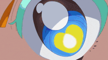 a girl with orange hair and blue eyes is wearing gloves