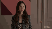 Of Course Lily Collins GIF - Of Course Lily Collins Emily Cooper GIFs