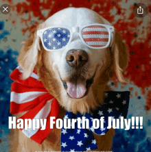Happy Fourth Of July Dog GIF - Happy Fourth Of July Dog Patriotic GIFs