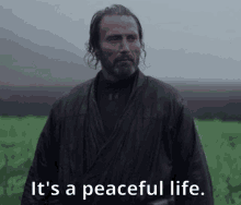 Its A Peaceful Life Galen Erso GIF - Its A Peaceful Life Galen Erso Star Wars GIFs