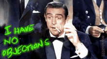 I Have No Objection Sean Connery GIF - I Have No Objection Sean Connery James Bond GIFs