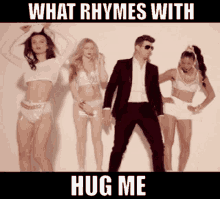 Blurred Lines What Rhymes With Hug Me GIF - Blurred Lines What Rhymes With Hug Me Robin Thicke GIFs