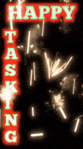 a sign that says happy tasting on it