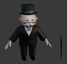 Mr Monopoly Rich Uncle Pennybags GIF - Mr Monopoly Rich Uncle Pennybags 3d Model GIFs