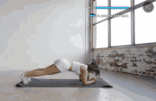 Plank With Hi Dips Abs And Legs Work Out GIF