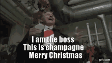 The Boss Christmas GIF - The Boss Christmas Johhny Got His Gun GIFs
