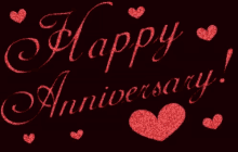 Happy Anniversary Hearts GIF - Happy Anniversary Hearts Greeting GIFs