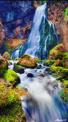 nature waterfalls river