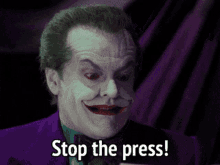 Joker Stop GIF - Joker Stop Jack Nicholson GIFs