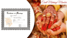 Marriage Certificate Online Online Marriage Certificate Mumbai GIF